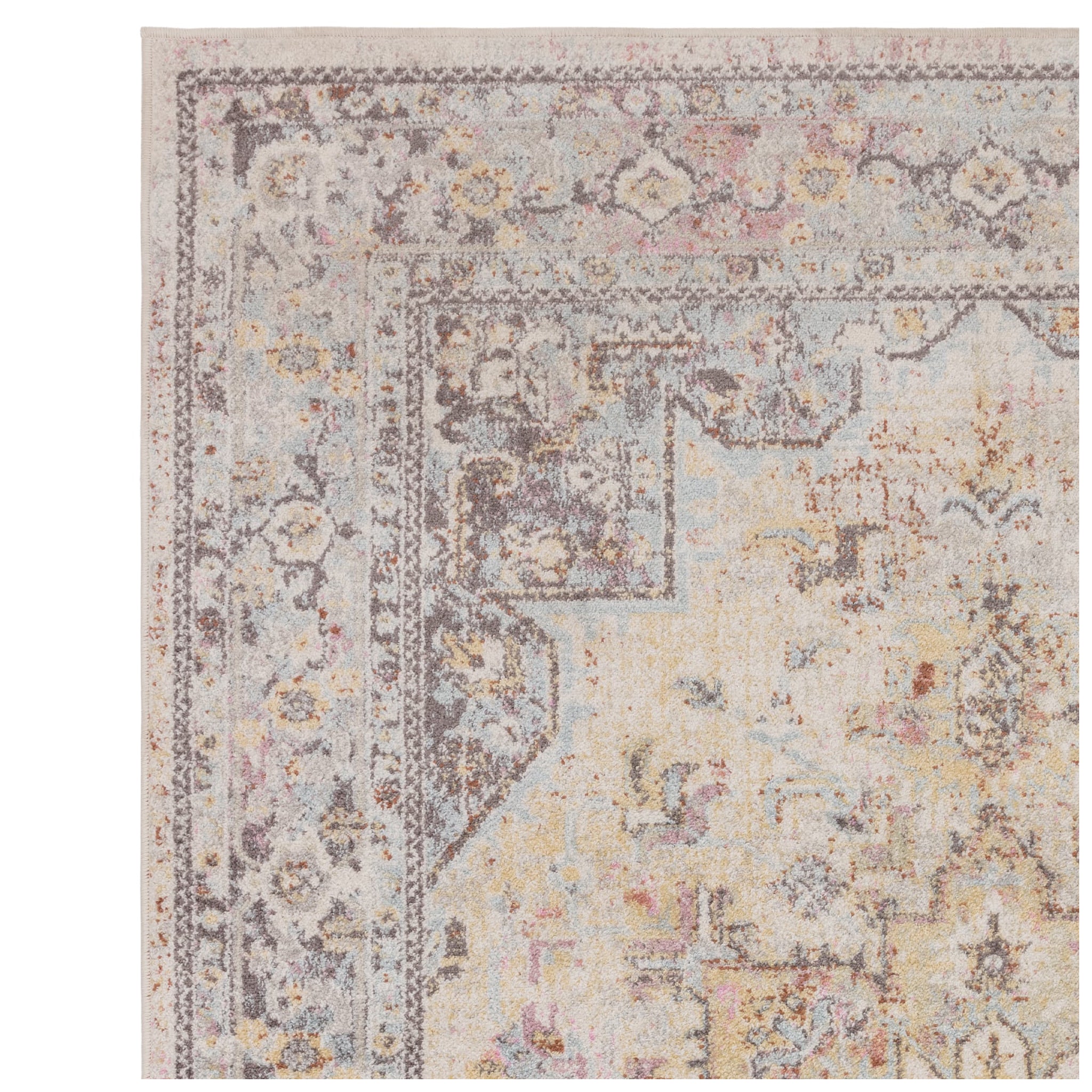Vintage Style Persian Medallion Rug